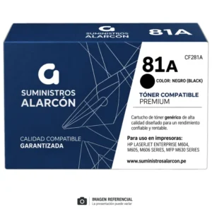 Toner HP 81A compatible CF281A negro