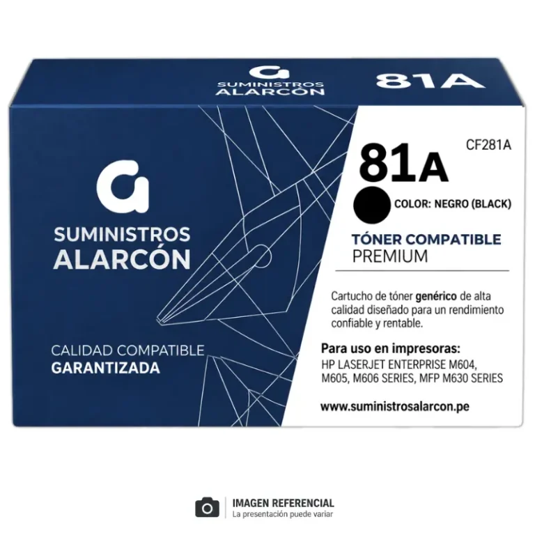 Toner HP 81A compatible CF281A negro