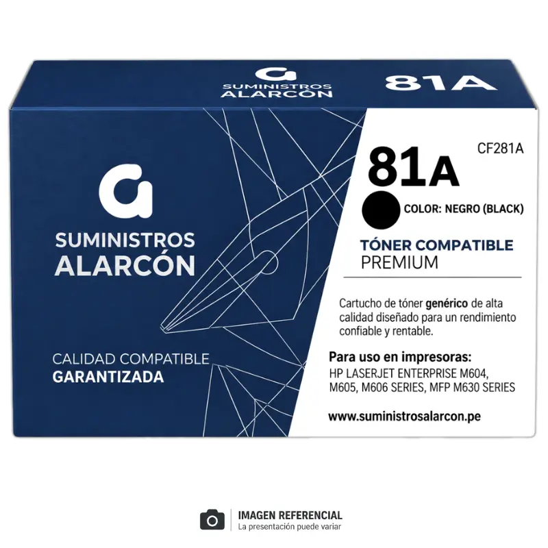 Toner HP 81A Compatible CF281A Toner HP 81A compatible CF281A negro
