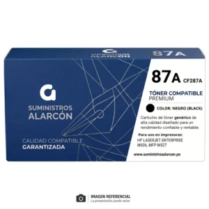 Toner HP 87A compatible CF287A negro