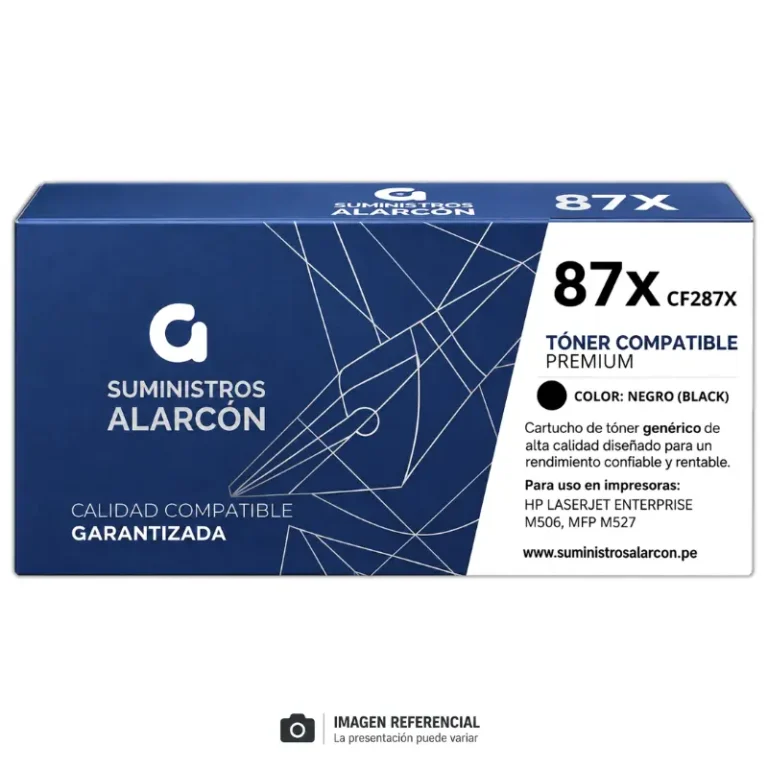 Toner HP 87X compatible CF287X negro