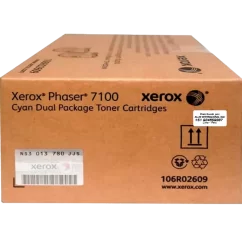 CARTUCHO DE TONER XEROX 106R02609 DUAL PACK CIAN PARA PHASER 7100